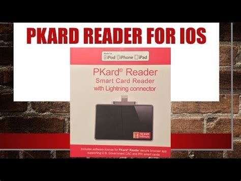 pkard smart card for ipad|pkard ios reader.